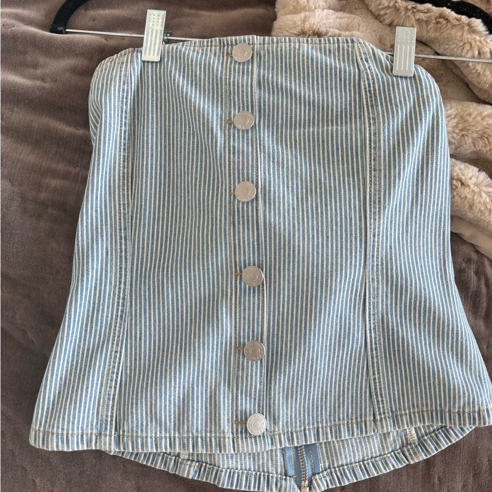 Ena Pelly Denim Top